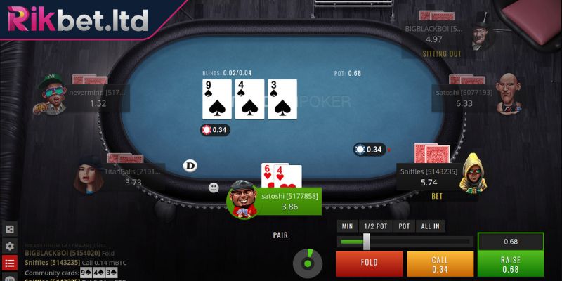 Khái niệm cơ bản khi chọn lựa bet size Poker RIKBET

